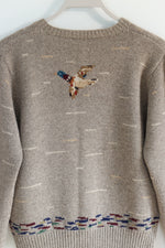 Ralph Lauren Hand Knit Duck Cardigan MEDIUM
