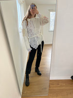 Heart on Sleeve Antique Doilies Patchwork Long Sleeve - M/L
