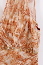 Vintage Off The Shoulder 100% Silk Marilyn Monroe Vibes Dress - Size 8