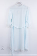 Vintage 1980s Christian Dior Lingerie night Robe w lace with Original tags tags - SMALL
