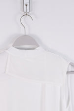 SS23 Sample Cotton & Silk Layered Sleeveless Blouse Top - MEDIUM
