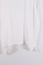 SS23 Sample Cotton & Silk Layered Sleeveless Blouse Top - MEDIUM