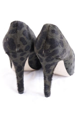 Vintage MIU MIU Size 7 PONY-STYLE CALFSKIN Heels in Leopard Print - SIZE 7