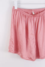 Barbie Pink Vintage 1990's 100% Silk Lingerie Shorts - M/L